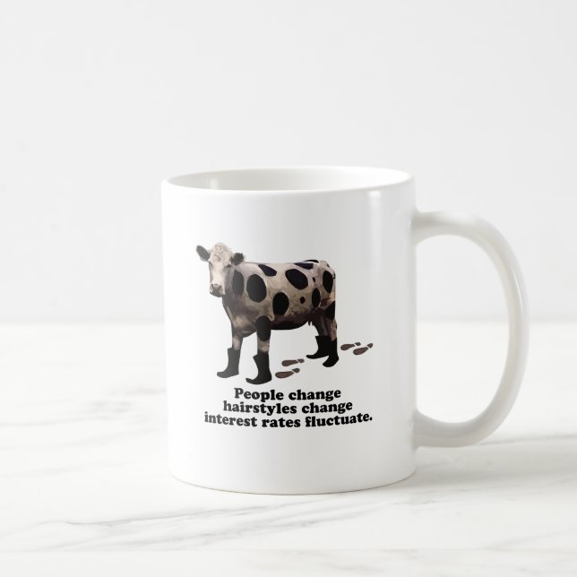 Caneca De Café Pessoas da mudança - vaca extremamente secreto (Direita)
