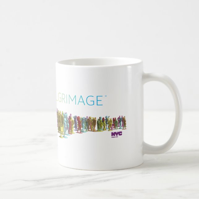 Caneca De Café Pessoas da peregrinação do arco-íris (Direita)