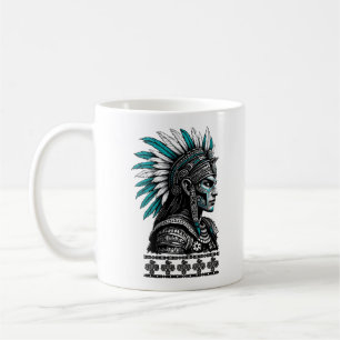 Caneca De Café Pessoas de Indígenas Maias da Cultura Asteca