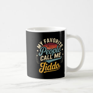 Caneca De Café Pessoas favoritas chamam jiddo vintage árabe pai