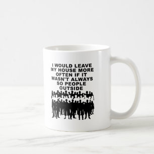 Caneca De Café Pessoas Fora do Engraçado