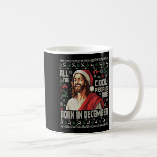Caneca De Café Pessoas Legais Nascem Em Dezembro Natal Cristão
