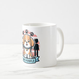 Caneca De Café Pessoas Mugando Cachorro Bonito e Engraçado Taça d