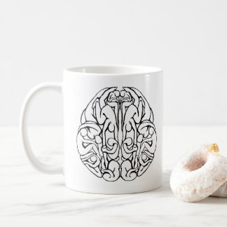 Caneca De Café Pessoas no meu cérebro selam