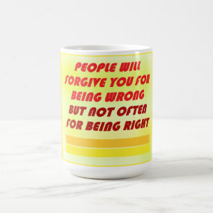 Caneca De Café Pessoas perdoam sentimentos felizes espirituais