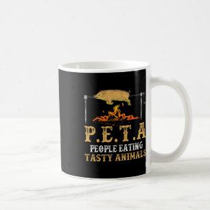 Caneca De Café Pessoas Peta Comendo Entusiastas De Quintal De Ani