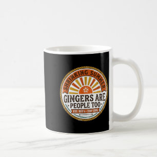 Caneca De Café Pessoas Ruivas de Verão Encolhendo Retro Engraçado
