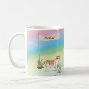 Caneca De Café Pet de Garrafa Escocês de Nome Personalizado