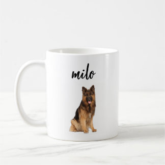 Caneca De Café Pet Mug Personalizado Usando Pet Photo + Name Cust