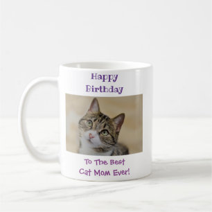 Caneca De Café Pet Personalizado Da Mãe De Aniversário