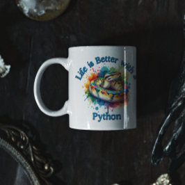 Caneca De Café Pet Python Pet lover Café Drinker Réptil