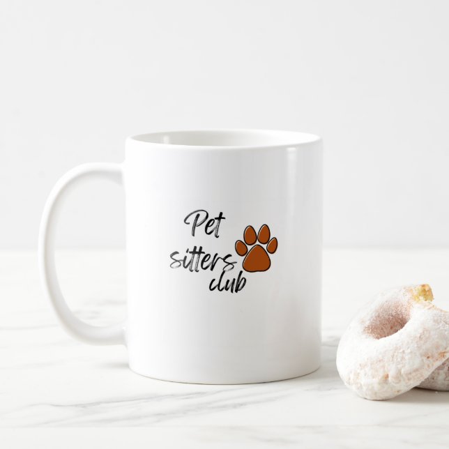 Caneca De Café Pet Sitters Club (Com Donut)
