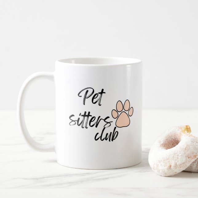 Caneca De Café Pet Sitters Club (Com Donut)