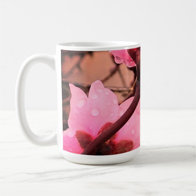 Caneca De Café Pétalas Cor-de-Rosa - #1 (Esquerda)