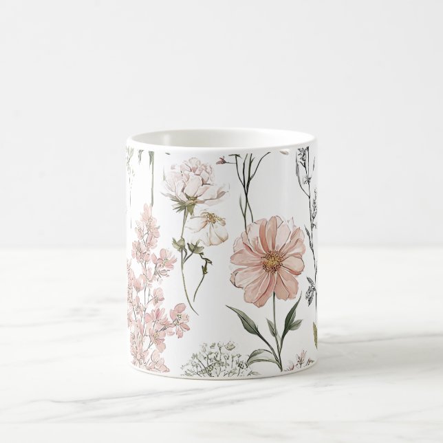 Caneca De Café Pétalas Serenas (Centro)