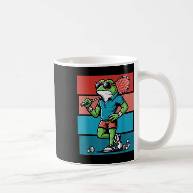 Caneca De Café Peteca de Badminton Sapo Poona  (Direita)