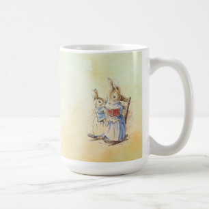 Caneca De Café Peter Rabbit e Beniamin Bunny Square Sticker