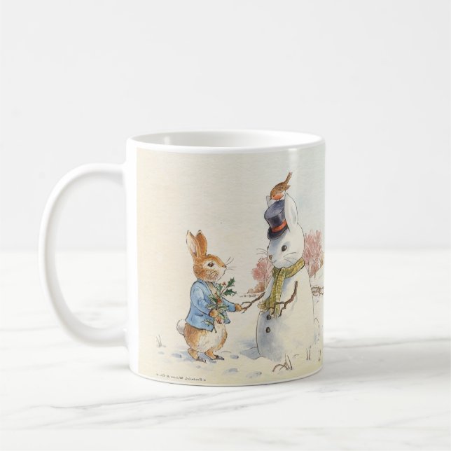 Caneca De Café Peter Rabbit (homem de neve) (Esquerda)