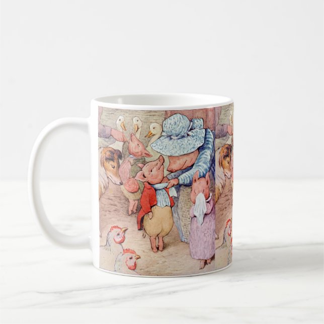Caneca De Café Peter Rabbit (leitões) (Esquerda)