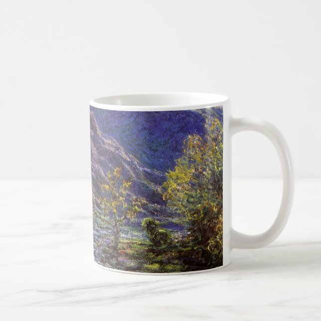 Caneca De Café Petite Creuse, luz do sol de Claude Monet (Direita)