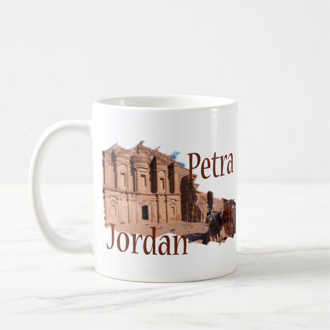 Caneca De Café Petra, Jordânia: O mosteiro (Esquerda)