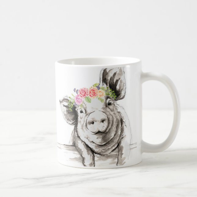 Caneca De Café Petunia Pig Mug (Direita)