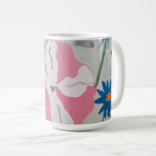 Caneca De Café Petunias e Flores de Verão