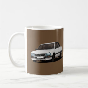 Caneca De Café Peugeot de encurralamento 505 - x branco 2 -