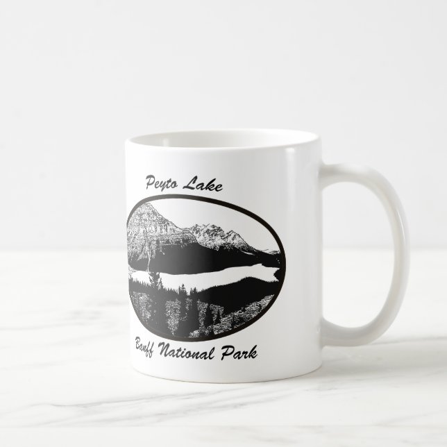 Caneca De Café Peyto Lake (Direita)