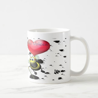 Caneca De Café PFV Abelha Romântica