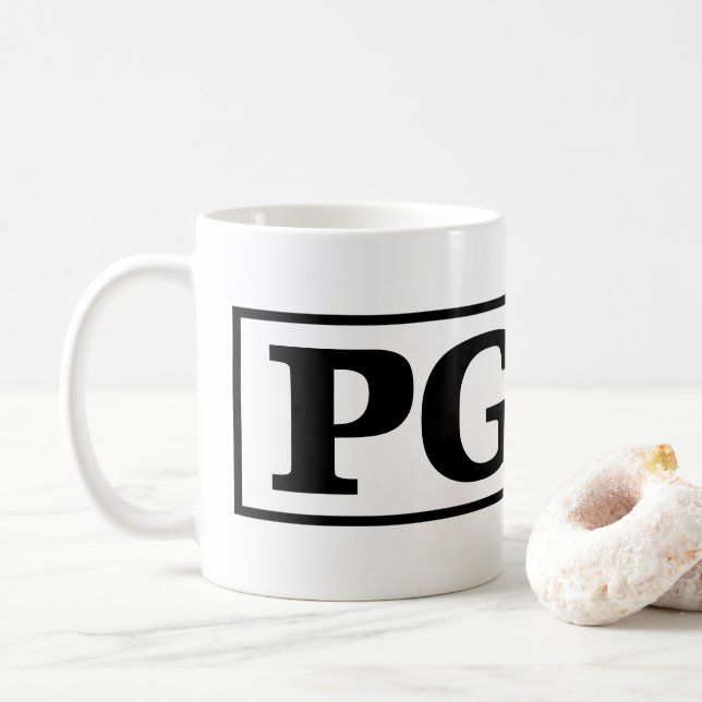 CANECA DE CAFÉ PG-13 (Com Donut)