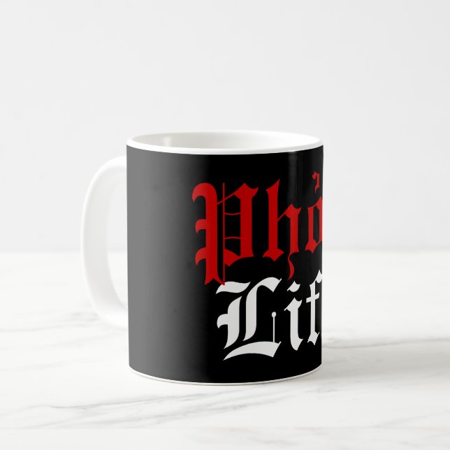 Caneca De Café Phở g Life (Frente Esquerda)