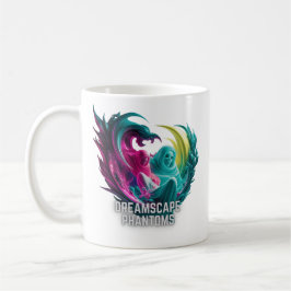 Caneca De Café Phantoms do Dreamscape - Surrealismo espectral