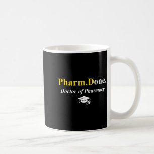Caneca De Café Pharm.concluído. concluído doutor em farmácia phar