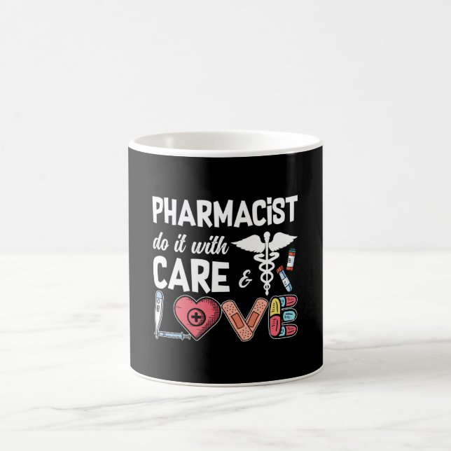 Caneca De Café Pharmacy Technician Pharmacist Do It With Care (Centro)