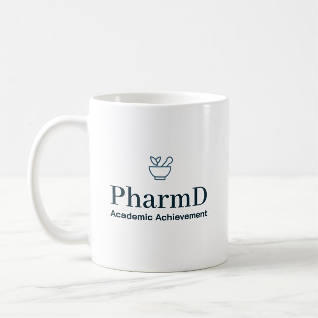 Caneca De Café PharmD Academic Achievement (Esquerda)