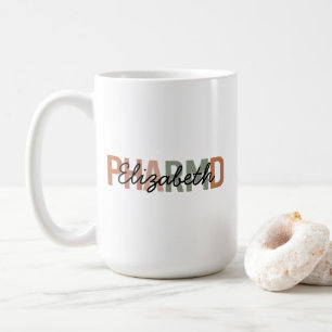 Caneca De Café PharmD Personalizado, Presente de Farmacêutico com
