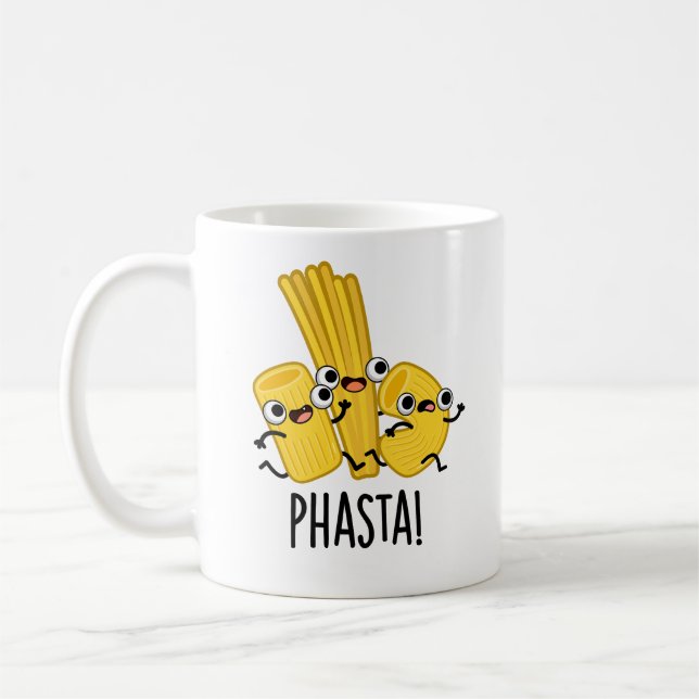 Caneca De Café Phasta Funny Fast Pasta Pun (Esquerda)