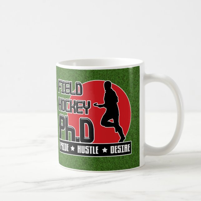 Caneca De Café PhD Mug de Hóquei em Campo (Direita)