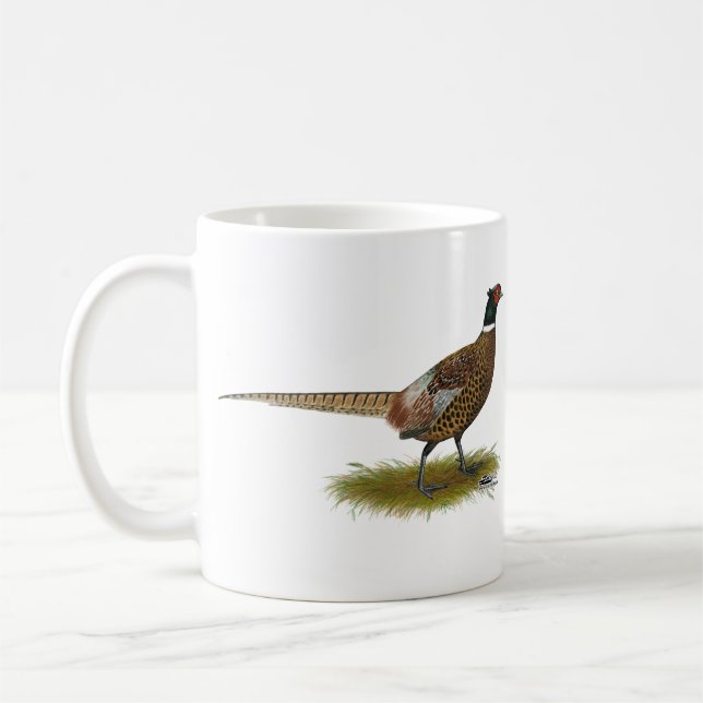 Caneca De Café Pheasant Rooster (Esquerda)