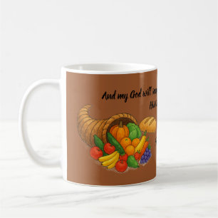 Caneca De Café Philippians 4:19