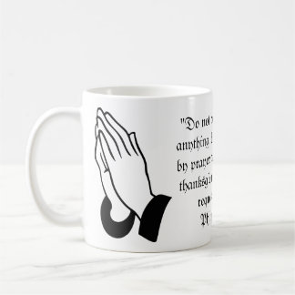 Caneca De Café Philippians 4:6
