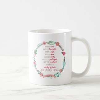 Caneca De Café Philippians 4 8