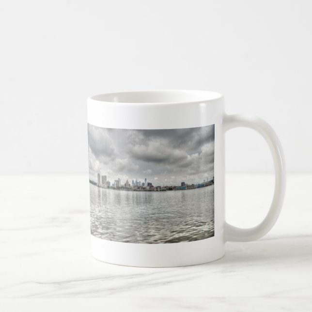 Caneca De Café Philly Skyline (Direita)
