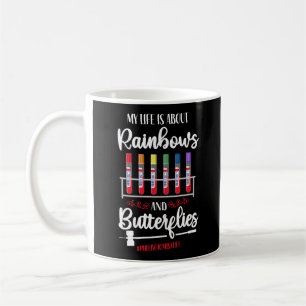 Caneca De Café Phlebotomist Phlebotomy My Life Is All Rainbows