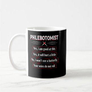 Caneca De Café Phlebotomy Technician Phlebotomist Engraçado Humor