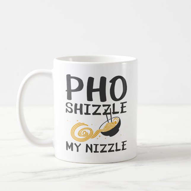 Caneca De Café Pho Shizzle My Nizzle (Esquerda)