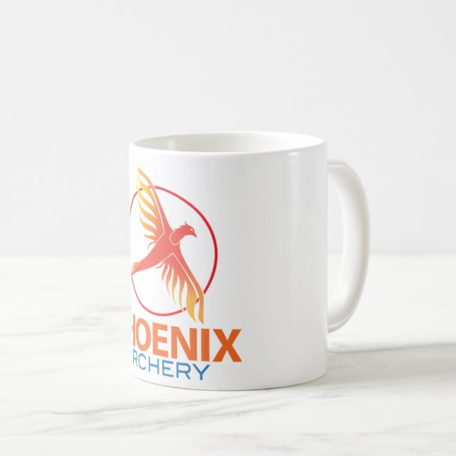 Caneca De Café Phoenix Archery NH Coffee Mug (Frente Esquerda)