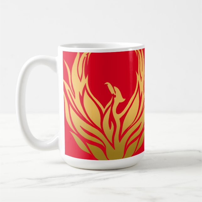 Caneca De Café Phoenix Ascensão Red (Esquerda)