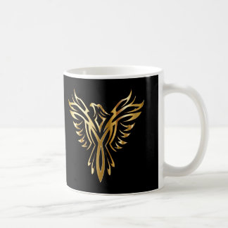 Caneca De Café Phoenix Dourado legal personalizado